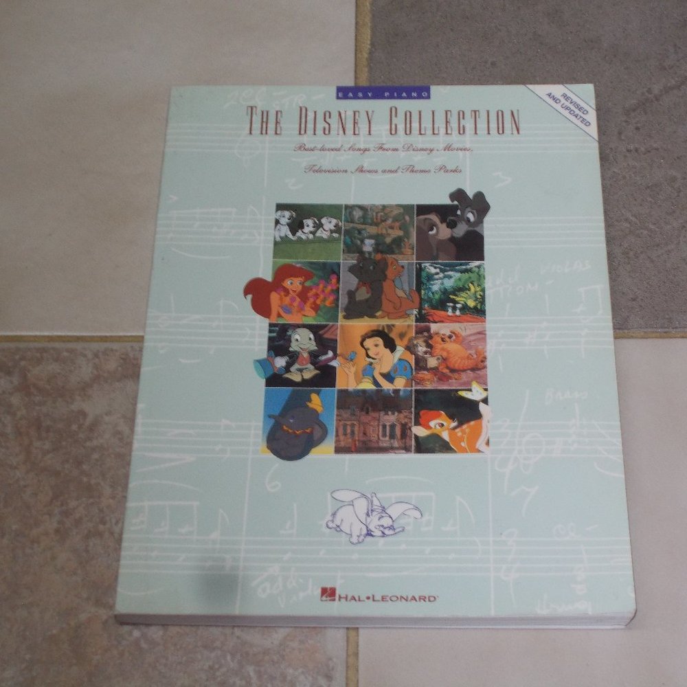 Vintage Collectable "The Disney Collection", easy piano copy wright 1992